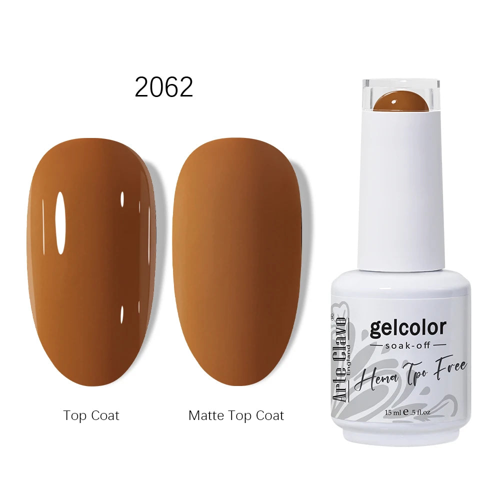 Arte Clavo 15ml HEMA TPO FREE Gel Nail Polish Pink Hybrid Nail Manicure Semi-permanent Enamels Varnish For UV LED Nails Supplies