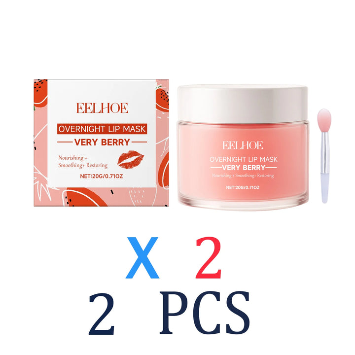 Lip Mask Berry Overnight Lip Sleeping Mask Stuffer Luxurious Lip Care for Dryness & Flaky Skin Moisturizing Without Greasiness