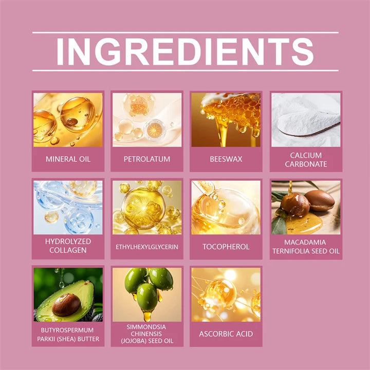 Fast Plumping Lip Balm Moisturizing Soft Lips Skin Plumper Gloss Oil Non-Sticky Daily Care Mask Beauty Makeup Cosmetics Products