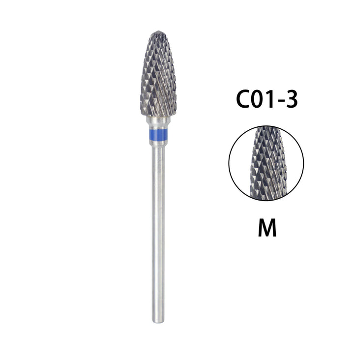 1Pcs Carbide Nail Drill Bits Cuticle Clean  Rotary Burrs Electric Nail File For Manicure Pedicure Tools