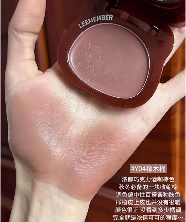 LEEMEMBER Satin Finish Multi Purpose Powder 5g Summer Edition Color Blush Monochrome Pearlescent Makeup Cosmetics
