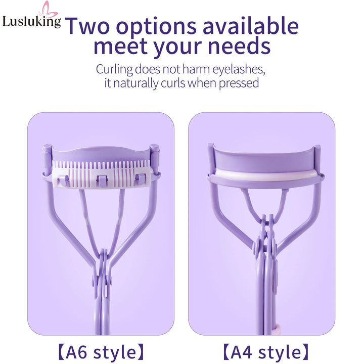 1pc Eyelash Curler With Soft Silicone Pad Women Eyelashes Curling Clip Long Lasting Lift Lashes Makeup Accessories Cosmetic Tool