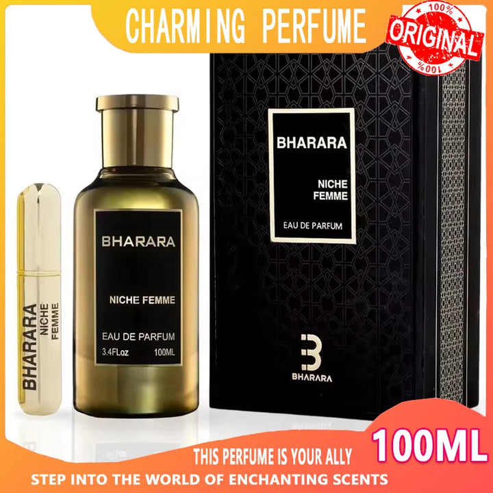 Bharara King Eau De 100ML Parfum For Men 3.4 Oz Eau De Parfum Spray New In Packaging Sealed High-end Gift Box Perfume