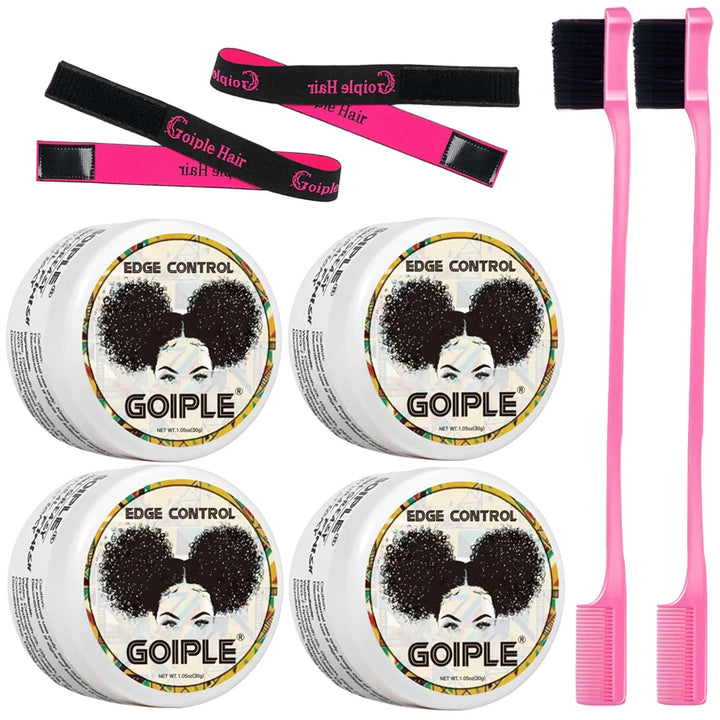 GOIPLE 30G Edge Control for 4C Curls Hair Styling Cream Tames Broken and Fix Bang Pomade Mini Small Hair Gel