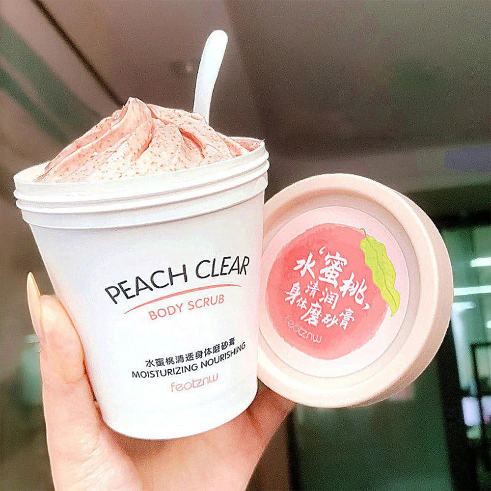 Fatini -Niacinamide Exfoliating Body Scrub Smooth Skin Natural Moisturizing Deep Cleansing,Brightening,Exfoliating Cream