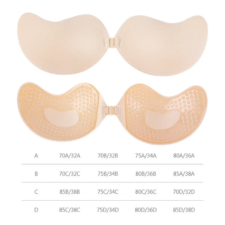 Large Size Reusable Nipple Cover Sticker Patch A-D Cup Push Up Bra Adhesive Pasty Strapless Bras Wedding Lingerie Silicone Pads