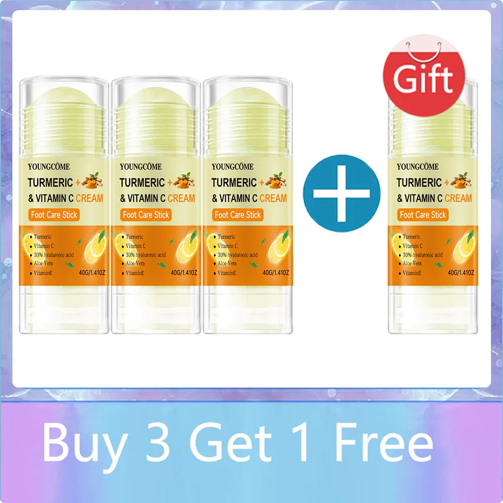 Foot Balm Professional Cracked Heel Repair Balm Stick Moisturizing Foot Balm, Rolls On, No Mess Like Foot Cream or Foot Lotion