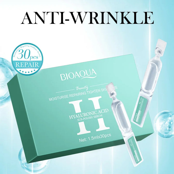 30pcs/box BIOAQUA Retinol Vitamin C Hyaluronic Acid Serum for Face Moisturizing Firming Hydrating Facial Essence Face Skin Care
