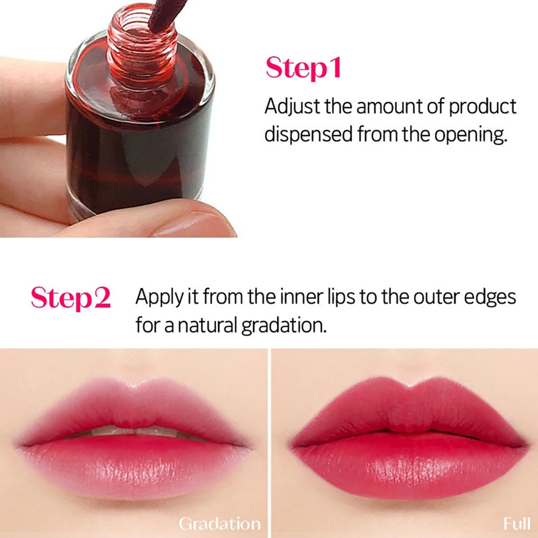 ETUDE Dear Darling Water Tint,Non-Sticky & Breathable,Watercolor-Like Sheer Finish,Brightening Lip Tint,K-Beauty,Korean Makeup