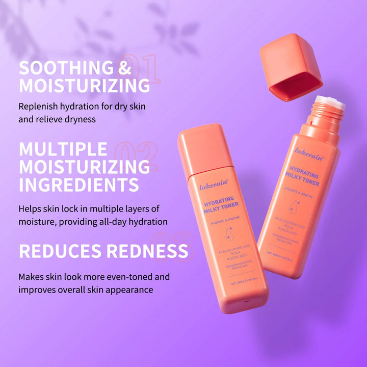 Hydrating Milky Toner Repair Skin Ultra Hydrating Toner for Face Soothes Skin Moisture Reduces Redness Barrier Skincare