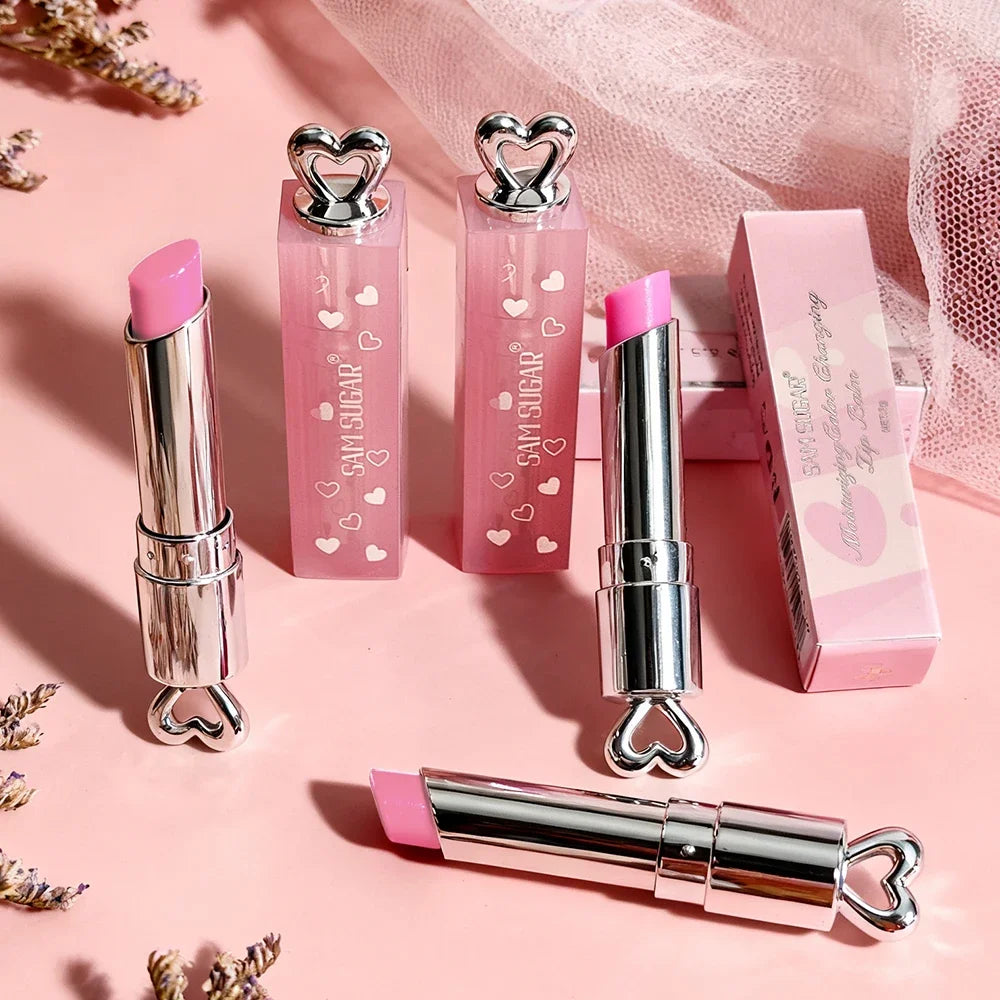 Moisture Lip Balm Hydrating Color Change Nourishing Repair Dark Lines Brightens Jelly Glossy Water Based Tint