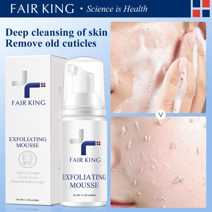 Facial Exfoliating Mousse Peeling Gel Face Scrub Deep Remove Cleaning All Skin Types Smooth Moisturizing Skin Exfoliator Cream
