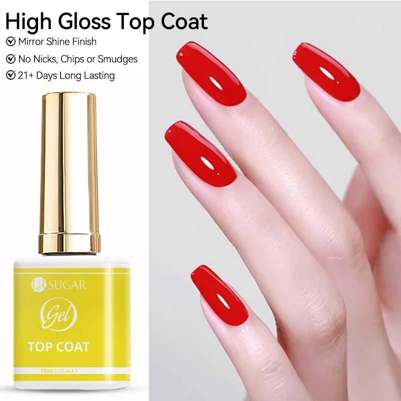 UR SUGAR 15ml Jelly Milky White Translucent Color Gel Polish Semi Permanent UV Gel Nail Art Soak Off Gel Varnish Latest Fashion