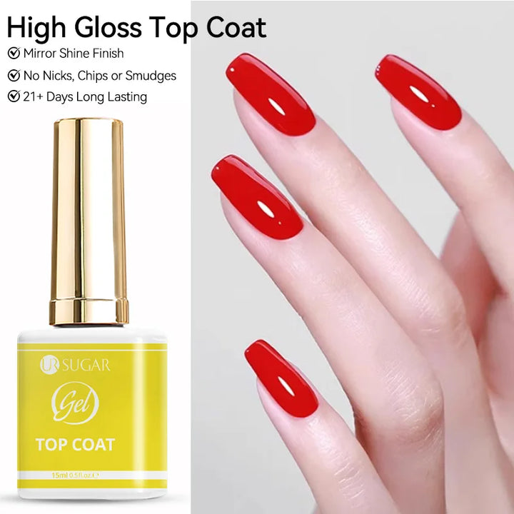 UR SUGAR 15ml Jelly Milky White Translucent Color Gel Polish Semi Permanent UV Gel Nail Art Soak Off Gel Varnish Latest Fashion