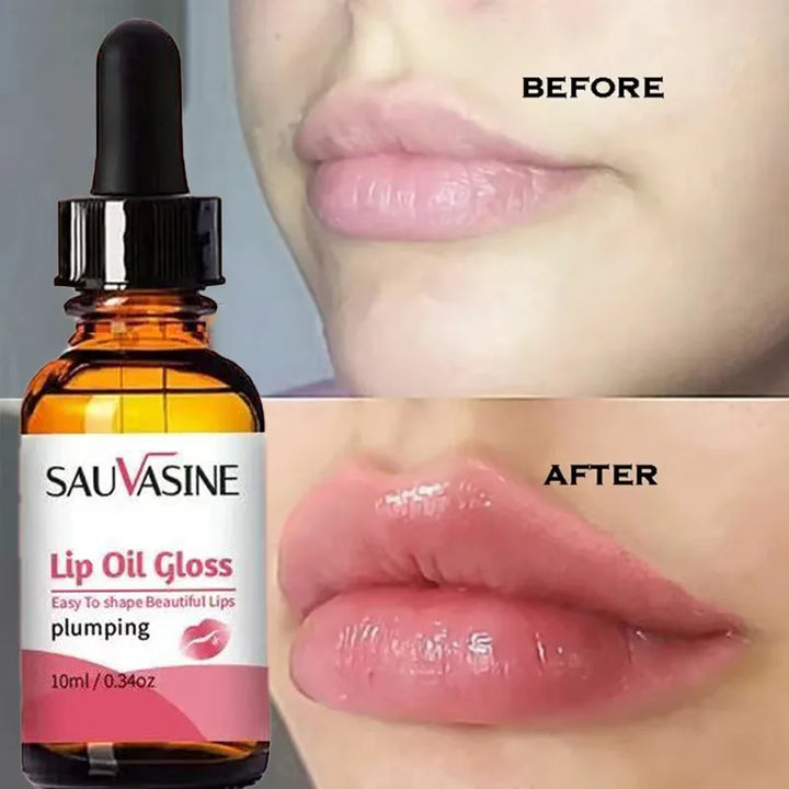 Lip Booster Plumping Serum Oil Hyaluronic Acid Moisturising Sexy Plumping Enhancer Stimulant Free Brightening Lightening Lines