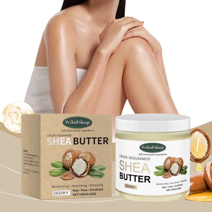 Natural Shea Butter Organic Removes Dry Skin on the Legs Arm Buttocks Deep Hydration Moisturizing Skin Crack Remover Moisturizer