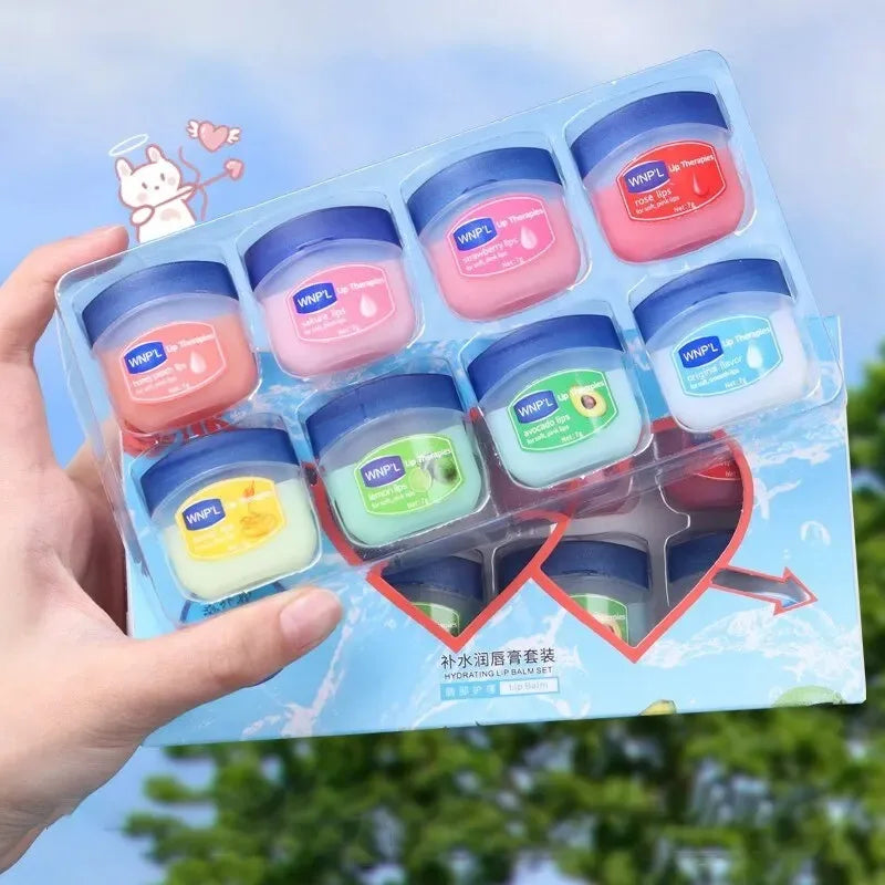 8/6/4pcs Moisturizing Lip Balm Set Lip Care Moisturizing Base Natural Plant Base Moisturizing Crack Lip Care Jelly Moisturizer