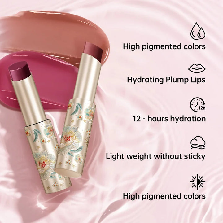 CATKIN GLOSSY LIP BALM Hydrating Lip Stick Lip Tint Lipstick Long Lasting 12H Hydration Moisturize, Protect & Soothe Dry Lips