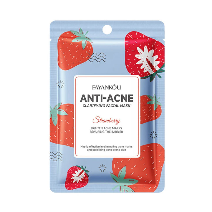 10pcs FAYANKOU Fruits Facial Masks Moisturizing Whitenting Hydrating Anti-Aging Face Mask Sheet Masks Beauty Facial Skin Care