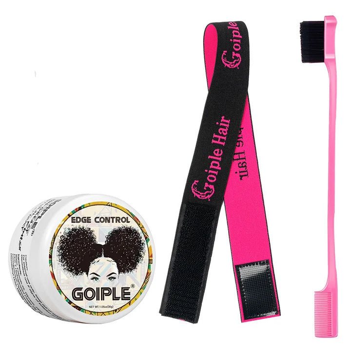 GOIPLE 30G Edge Control for 4C Curls Hair Styling Cream Tames Broken and Fix Bang Pomade Mini Small Hair Gel