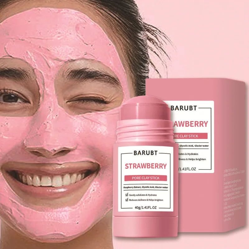 Deep Cleansing Mugwort Mud Mask Stick: Pore Cleaner,Gentle Blackhead Removal,Facial Soothing Repair,Spreadable Clay Mask