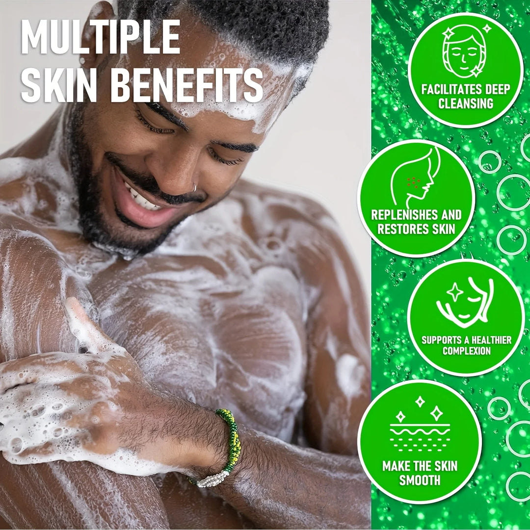 Men's Pine Tar Soap Bar Deep Cleansing Body Soap with Natural Pine Tar & Glycerin,No Phthalate,Moisturizing Exfoliating Formula