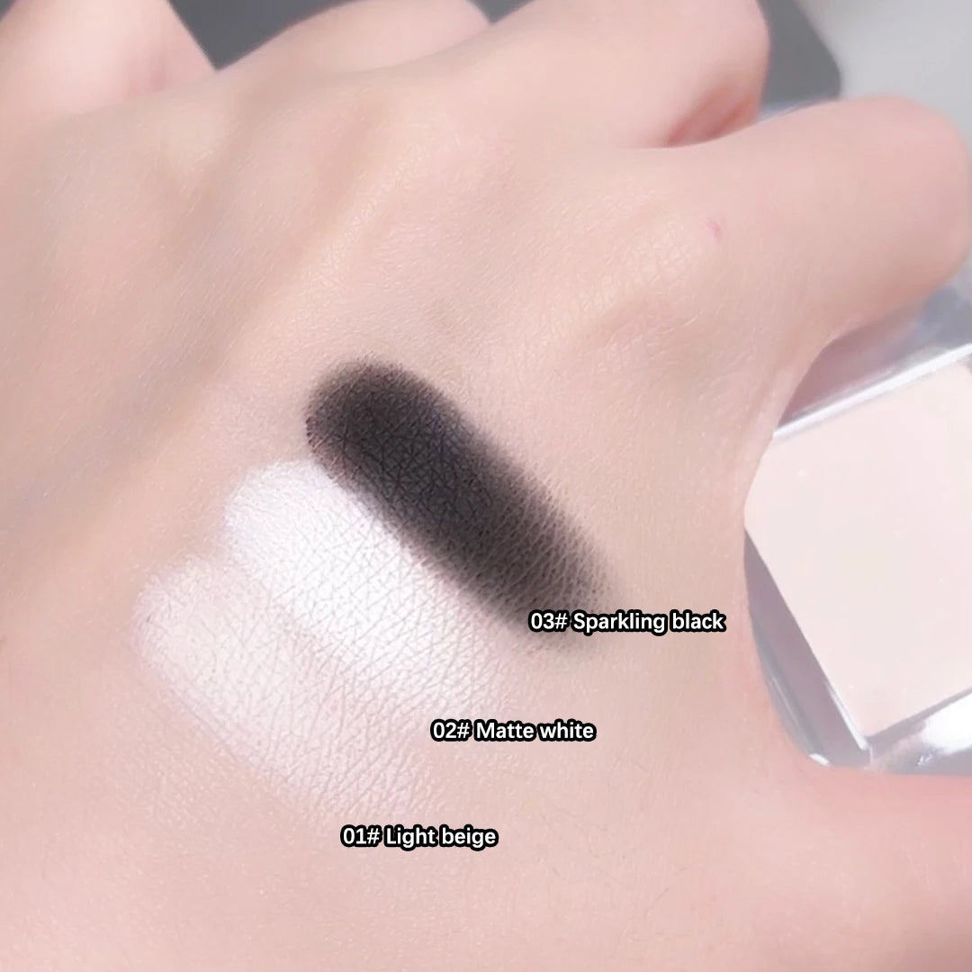 Single Color Matte Eyeshadow Palette, Base Primer Highlighter Smoky Eye Shadow, Face Contour Brightening Makeup Cosmetics