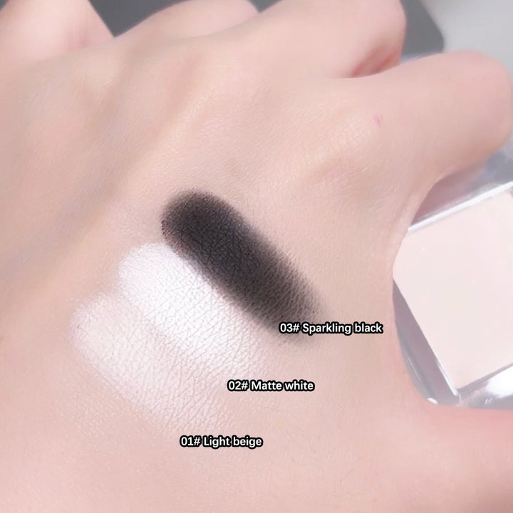 Single Color Matte Eyeshadow Palette, Base Primer Highlighter Smoky Eye Shadow, Face Contour Brightening Makeup Cosmetics
