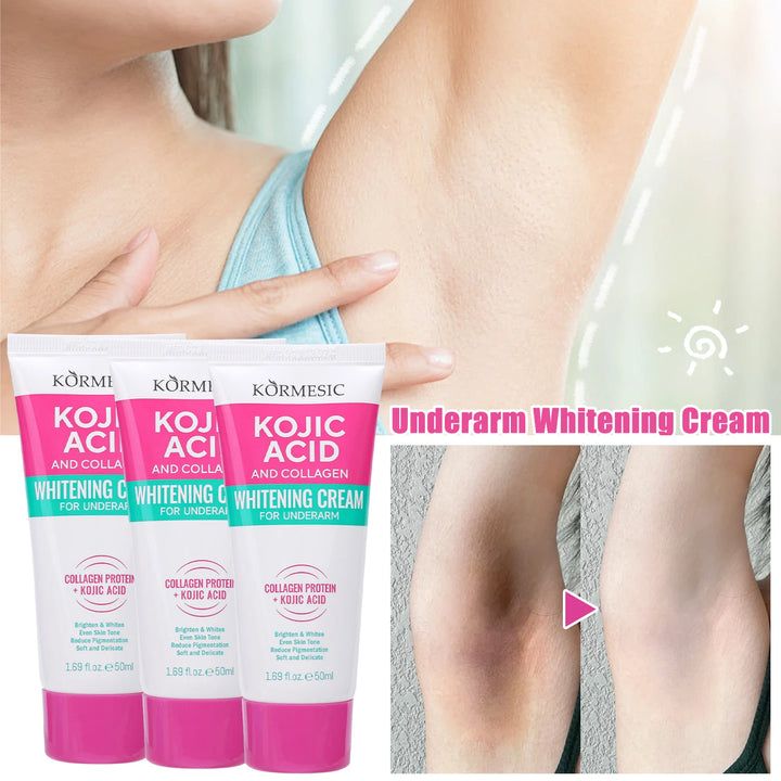 Body Moisturizing Underarm Whitening Cream Bleach Butt Knee Private Parts Melanin Brighten Lighten Dark Skin Care Women Beauty