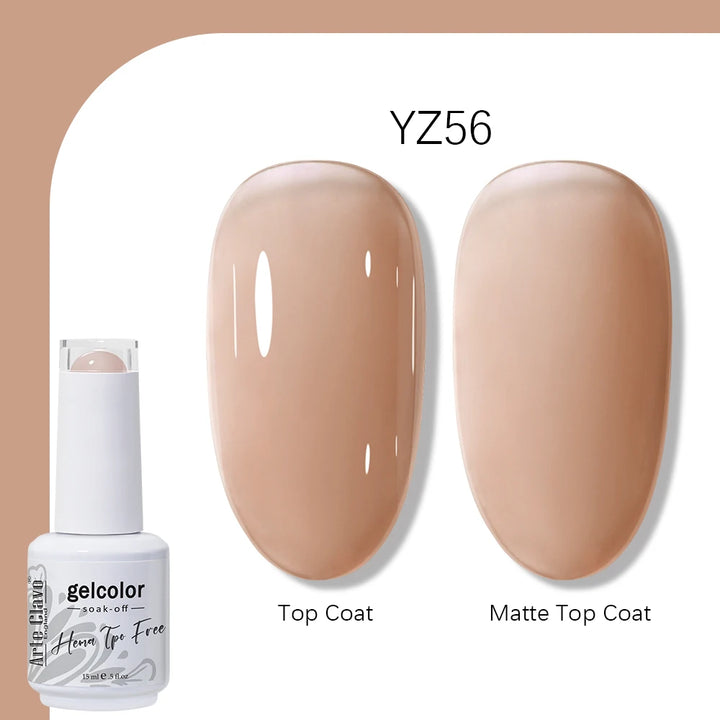 Arte Clavo 15ml HEMA TPO FREE Gel Nail Polish Pink Hybrid Nail Manicure Semi-permanent Enamels Varnish For UV LED Nails Supplies