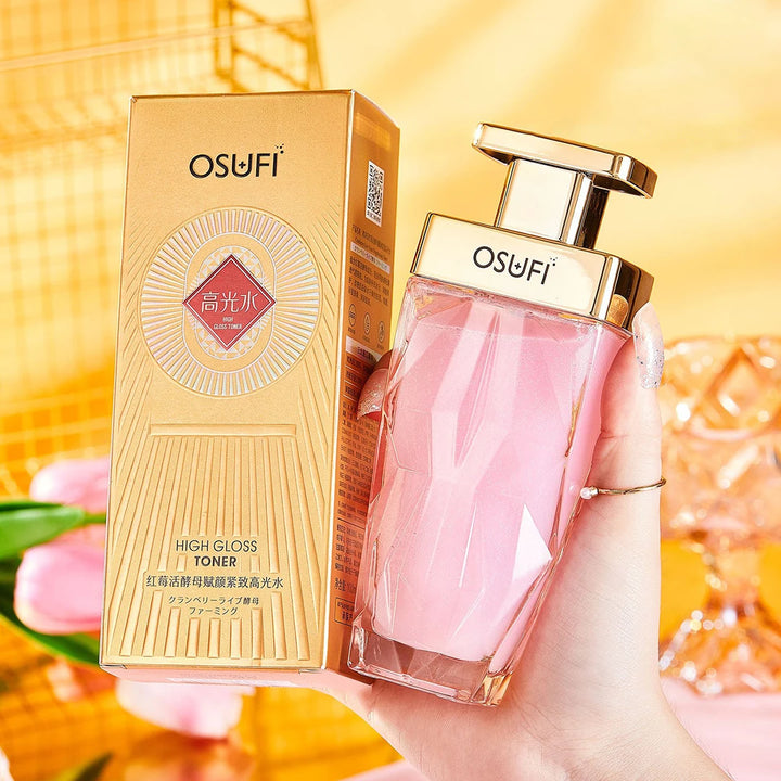 OSUFI Cranberry Live Yeast Anti-Aging Moisturize Firming Facial Tonic Repair Face Toner Oil Control Brighten Beauty Skin Care