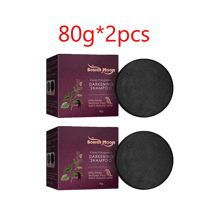 Polygonum Multiflorum Shampoo Soap Remove Dandruff Reduct Hair Loss Restore Natural Black Hair Strengthen Hair Roots Hair Care