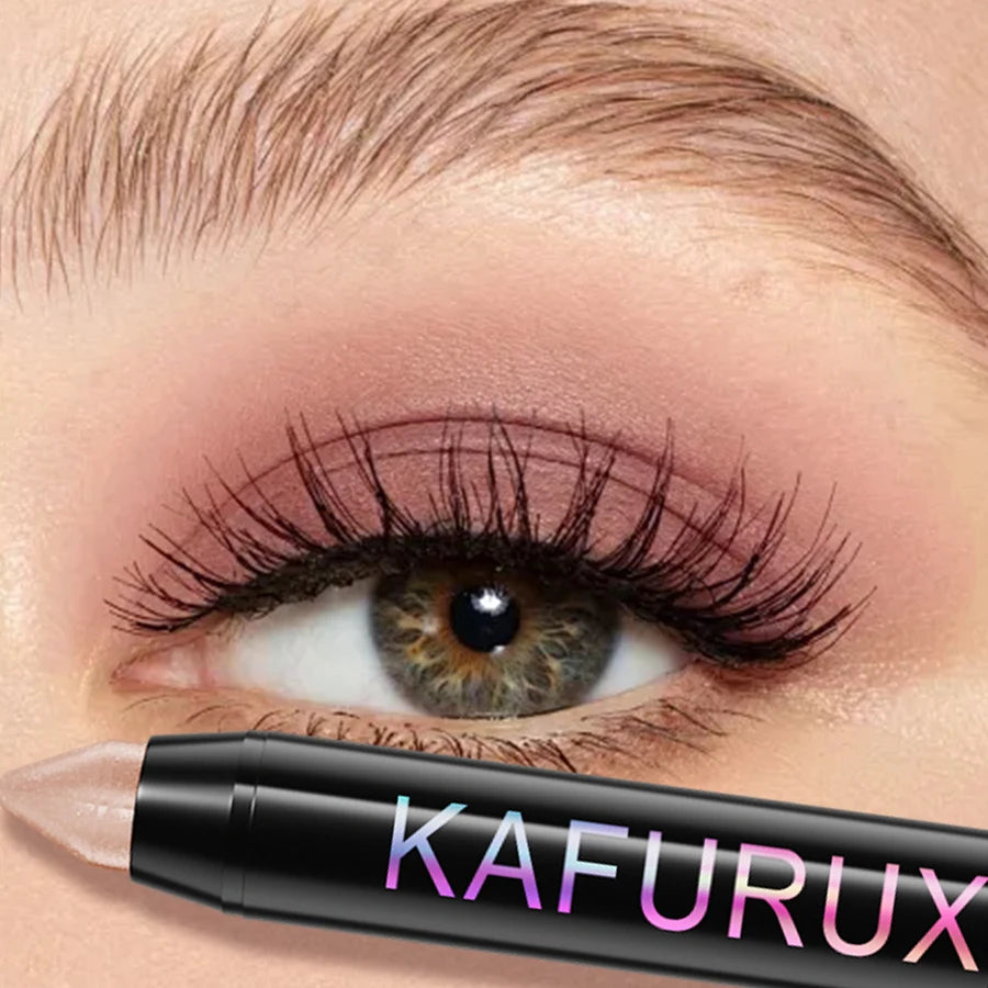 25 Colors Glitter Eyeshadow Eyeliner Pencil Waterproof Pearlescent Matte Nude Eye Shadow Korean Makeup Gift Highlighter Pen Tool