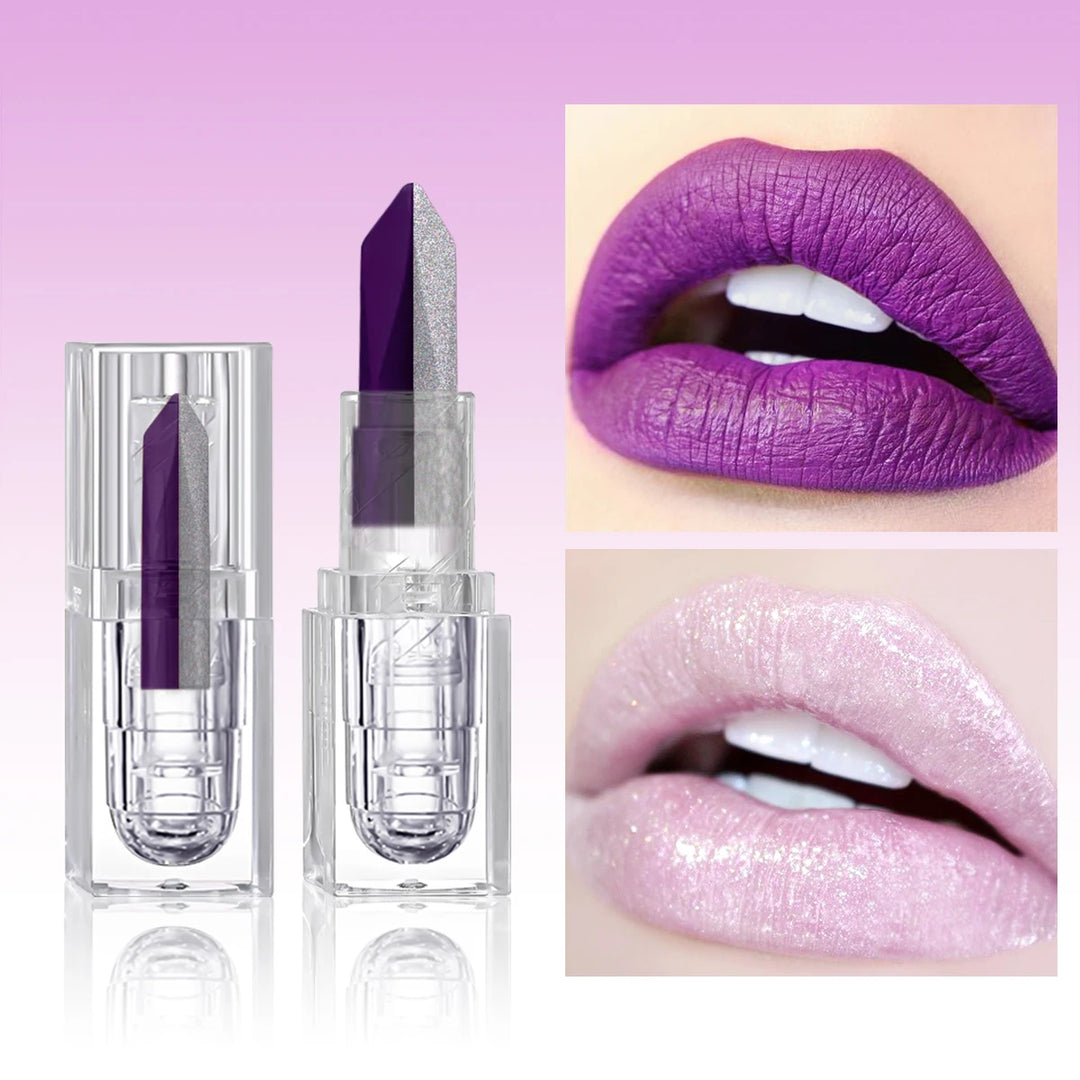 Purple Lipstick Temperature Discoloration Red Rose Moisturizing Lipstick Cosmetics Easy-to-Use Lipstick Refill