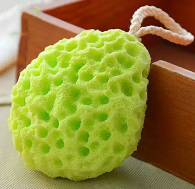 1PC Honeycomb Shape Newborn Baby Kids Bath Sponge Brushes Massage Baby Shower Exfoliating Body Face Cleaning Scrubber Newest