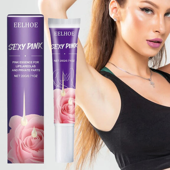 Women Lips Private Part Pink Underarm Intimate Whitening Dark Nipple Anal Bleaching Cream Remove Dull Pigments Brighten Serum