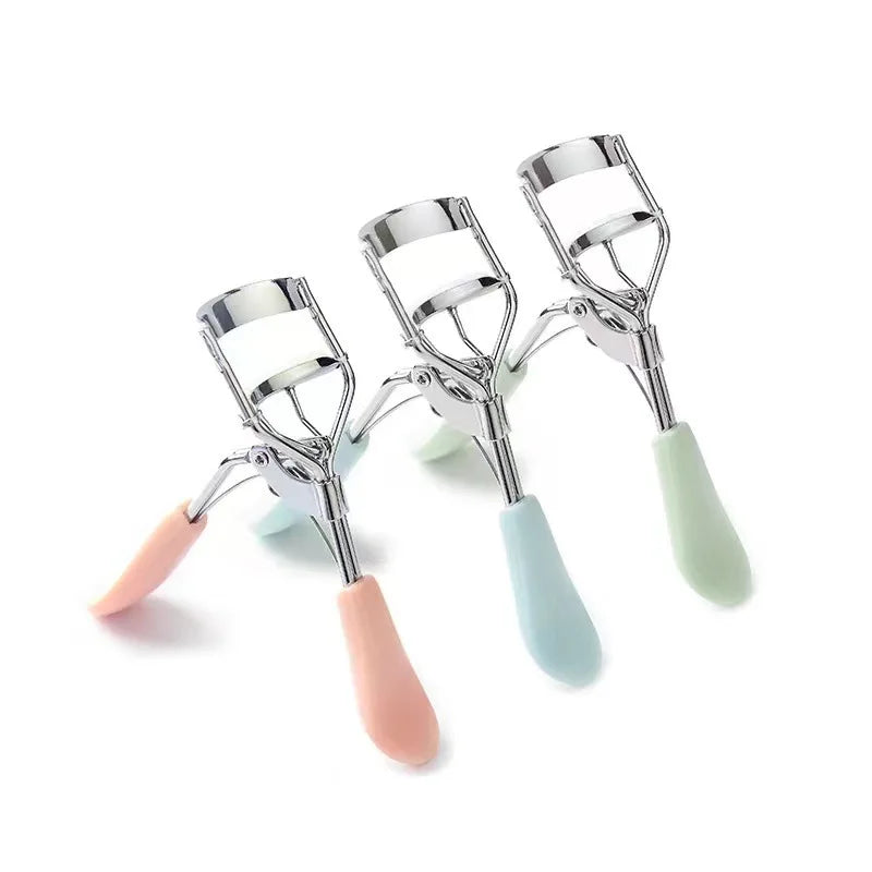 Silicone Handle Eyelash Curler Practical Eyelash Curler Wide Angle Curler Suitable Shaping Beginner Portable Eyelash Clip