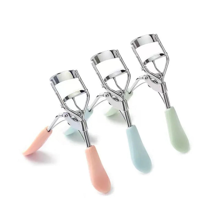 Silicone Handle Eyelash Curler Practical Eyelash Curler Wide Angle Curler Suitable Shaping Beginner Portable Eyelash Clip