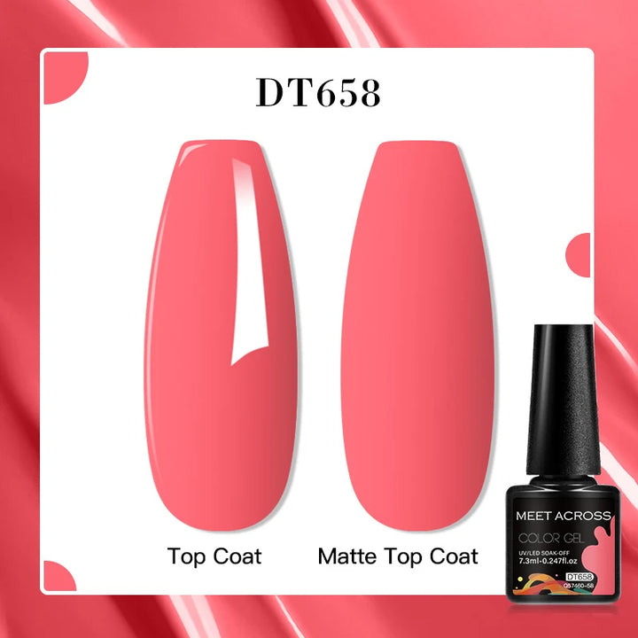 MEET ACROSS 7ml Porcelain White Cat Eye Gel Polish Holographic Glitter Magnetic Galactic Effect Gel Nail Polish Soak Off UV Gel