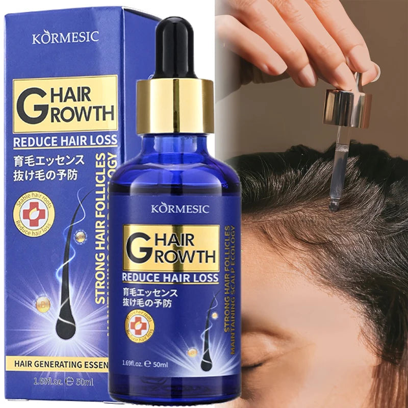 Hair Growth Serum Anti Loss Regrowth Hair Growth Oil Prevent Baldness Repair Damage Scalp Massage Moisturizing Nourish Hair Care