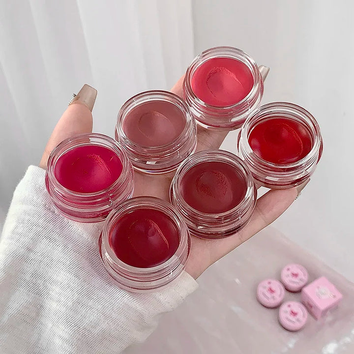 Matte Lip Mud Pot Velvet Mist Lip Glaze Waterproof Low Saturation Lip Tint Milk Orange Pink Lipstick Korean Dupe Makeup Girls