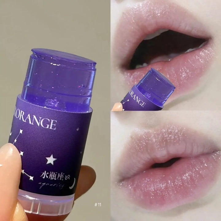 Herorange 12 Zodiac Lip Balm Set, Glitter Hydrating Gloss Oil, Moist Shiny Lip Tint Kit Daily Girly Lip Gift Pack