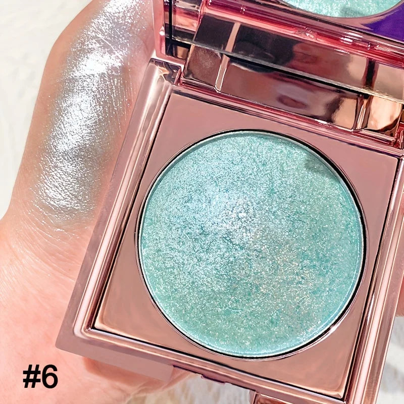 Compact - Waterproof, Full Coverage for All Skin Tones, Long-Lasting Shimmer & Dazzling Glitter Finish Christmas Makeup