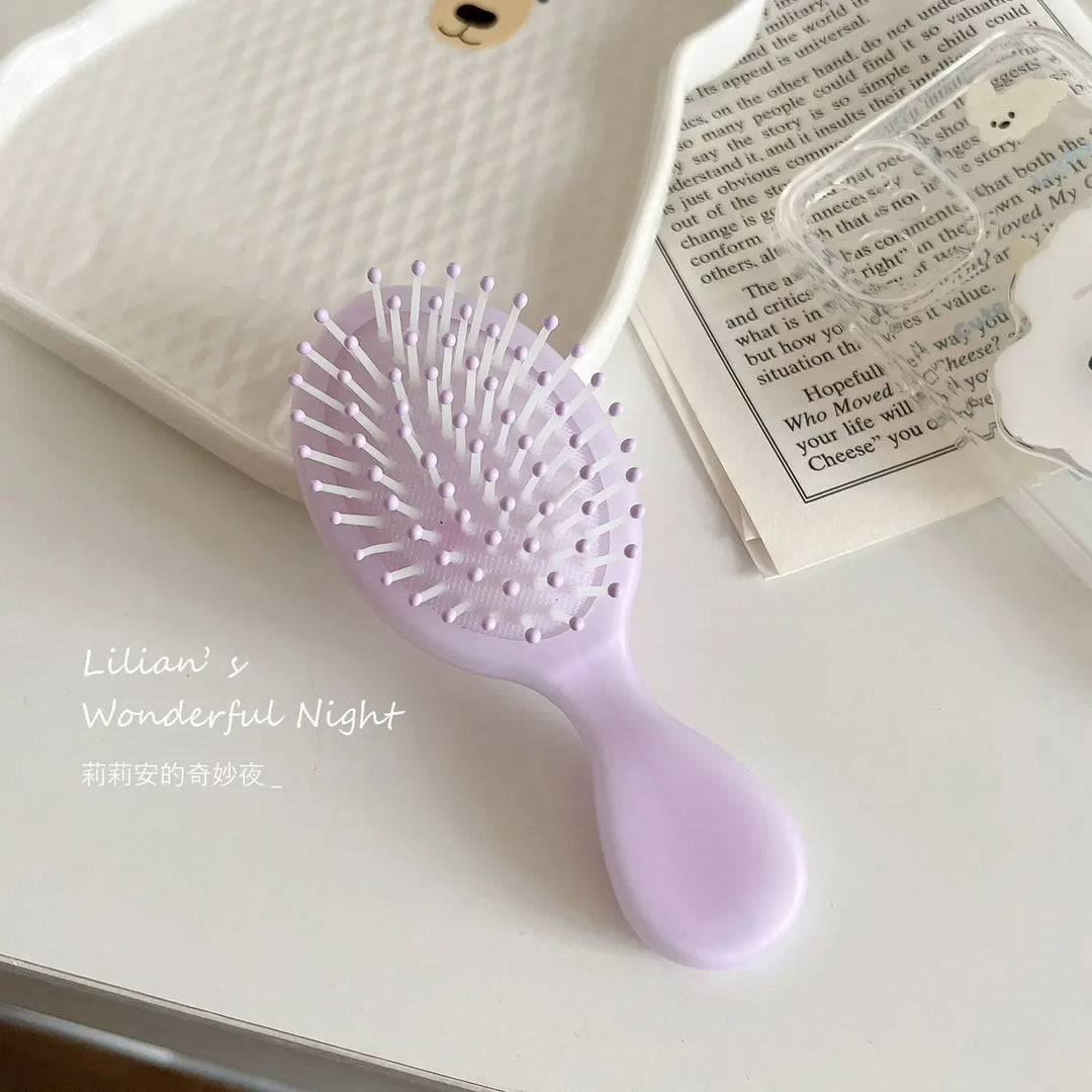 Mermaid Massage Air Cushion Combs for Kids Small Toddler Girls Hair Brushes Simplicity Lovely Hair Care Tool Fashion Solid Color