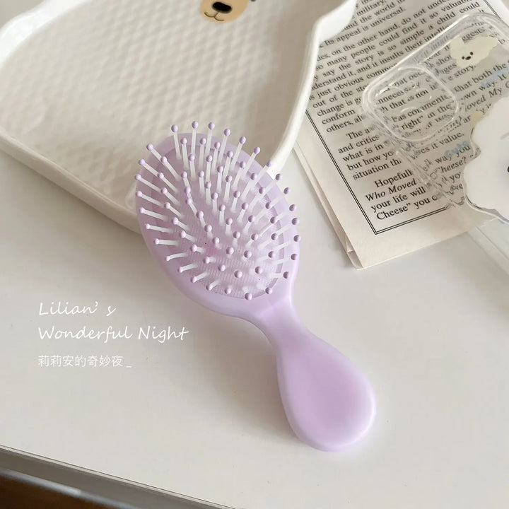 Mermaid Massage Air Cushion Combs for Kids Small Toddler Girls Hair Brushes Simplicity Lovely Hair Care Tool Fashion Solid Color