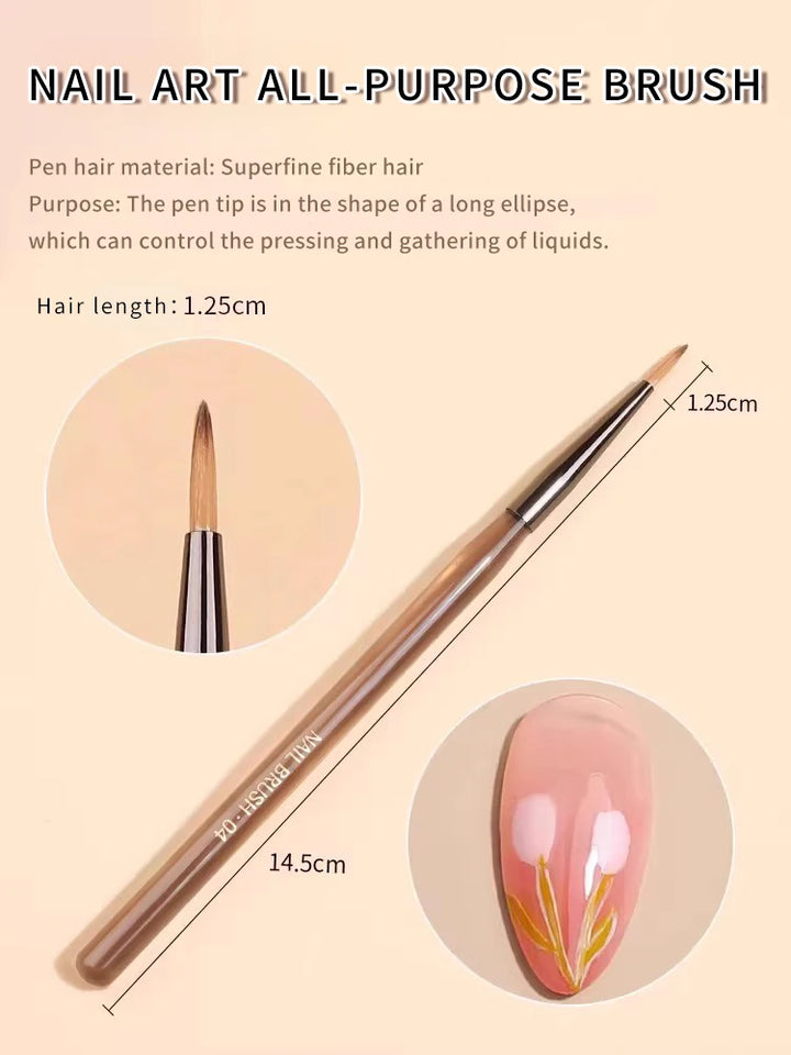 Nail Brushes - Art Acrylic Gel Kolinsky Brush Manicure Supplies Tools Accessories Products Stuff Nail Tech Brushes Things