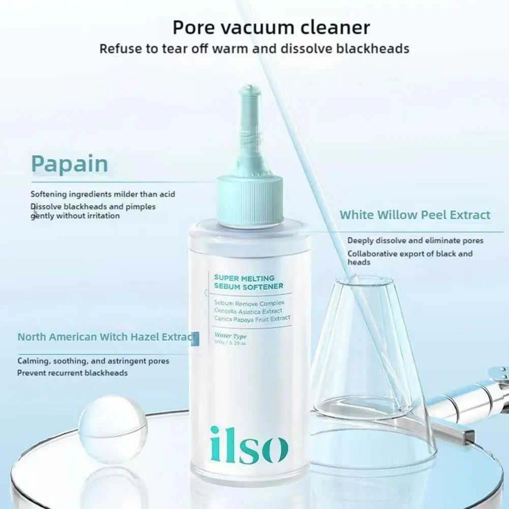 150ML ilso Blackhead Removal Toner - Korean Sebum Softener Deep Cleansing Oil Control Moisturizing Facial Care