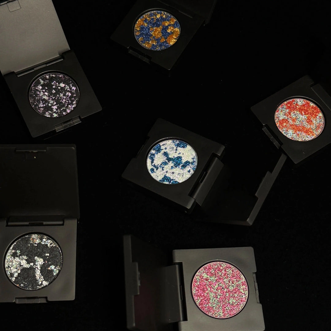 Single Mixed Color Eyeshadow Chameleon Fine Sparkle Pearl Brightener Eye Shadow Portable Eye Makeup