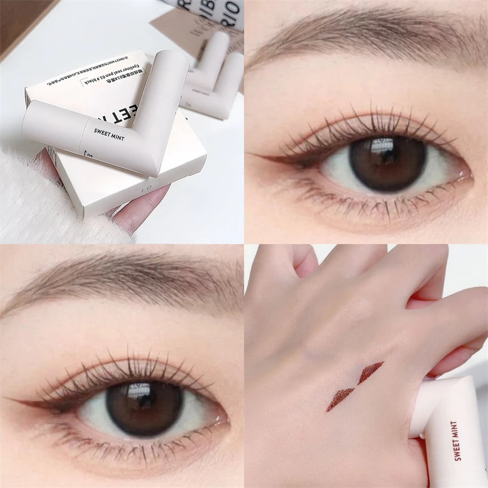 Waterproof Double-Wing Integrated Eyeliner Stamp - Sweat Proof & Long Lasting Easy to Use for Beginners Lazy Makeup Stencil