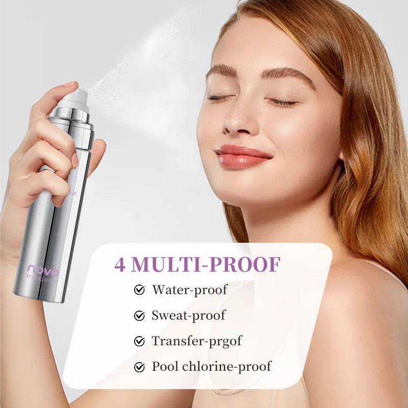 Long-Lasting Setting Spray With Hyaluronic Acid & White Truffle, Moisturizing, Oil Control, Quick-Drying